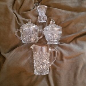 Elegant Crystal Glassware Set